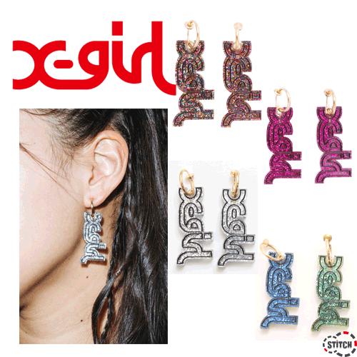エックスガール イヤリング イヤクリップ X Girl Mills Logo Holder Ear Clips アクセサリー ブランドロゴ レディース Xgirl正規販売店 新品 Stitch 通販 Yahoo ショッピング