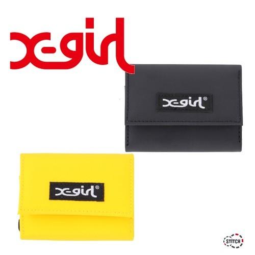 エックスガール 財布 コインケース X Girl Easy Wallet 三つ折り ミニウォレット カード入 ブラック イエロー レディース Xgirl 正規販売店 新品 Stitch 通販 Yahoo ショッピング