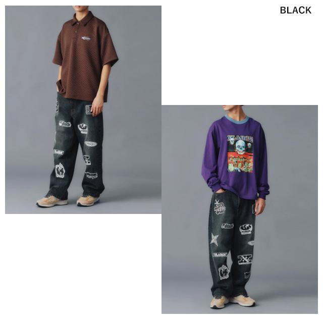 XLARGE エクストララージ PATCHED DENIM PANTS 101242031004 XLARGE エクストララージ PATCHED DENIM PANTS 101242031004