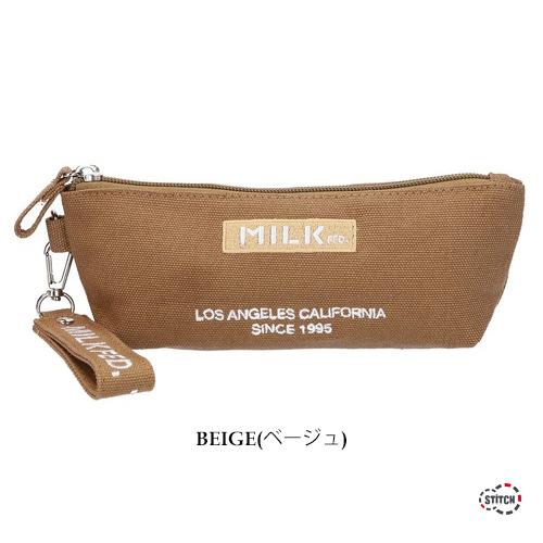 【再入荷】 筆箱 ペンケース ミルクフェド MILKFED ペンシルケース EMBROIDERED BAR PENCIL CASE 103211054026 シンプル ブランド おしゃれ かわいい｜stitch-2004｜13