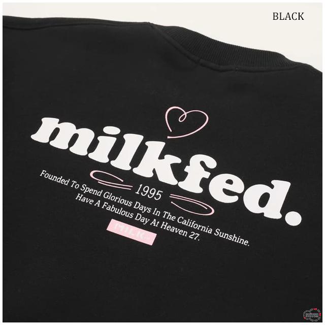 MILKFED. セール ミルクフェド COOPER HEART LOGO SWEAT TOP MILKFED. セール ミルクフェド COOPER HEART LOGO SWEAT TOP