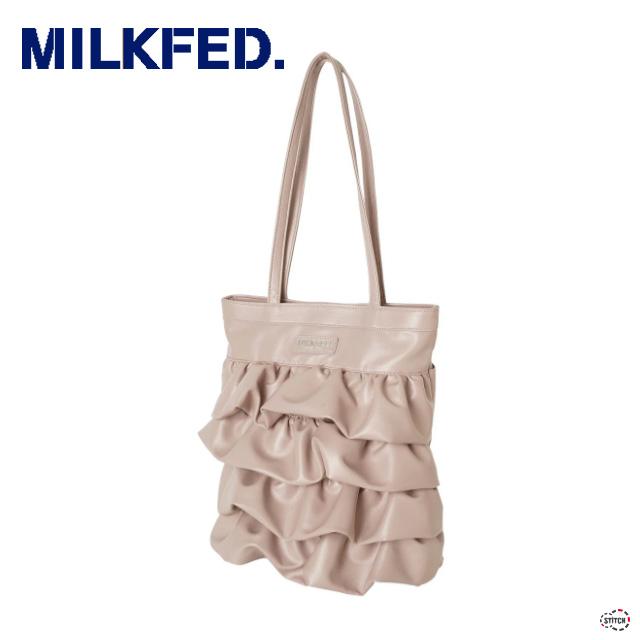 MILKFED. セール ミルクフェド TIERED RUFFLE TOTE 103242053004 