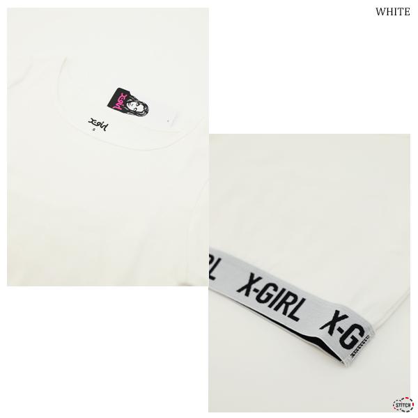 X-girl セール エックスガール LOGO CROPPED L/S TOP X-girl セール エックスガール LOGO CROPPED L/S TOP
