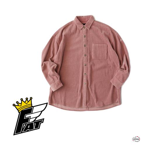 Fat エフ エイ ティー Biggieroy F3 Sh12 ビッグ コーデュロイ シャツ 長袖 メンズ ピンク 正規取扱店 新品 F3 Sh12 Stitch 通販 Yahoo ショッピング