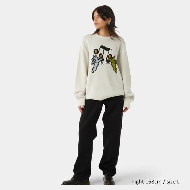 セール HUF ハフ SONG INTARSIA SWEATER KN00507 ソングインターシャ 