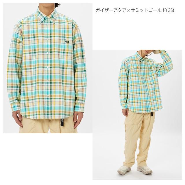 THE NORTH FACE ザ ノース フェイス L/S Madras Shirt NR12431 24SS ロングスリーブマドラスシャツ 長袖 チェック メンズ 正規取扱店｜stitch-2004｜12