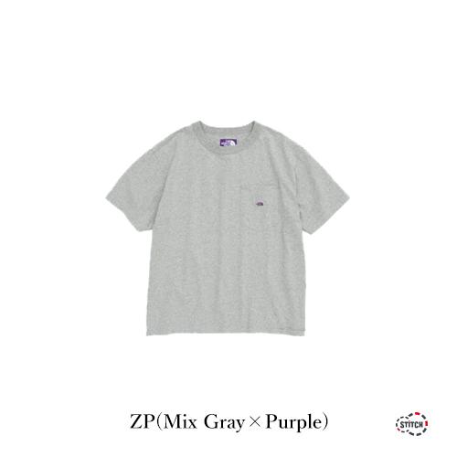 22FW THE NORTH FACE PURPLE LABEL nanamica ノースフェイス パープルレーベル 7oz H/S Pocket Tee NT3258N 半袖 Tシャツ メンズ レディース 胸ポケット|stitch-2004|03
