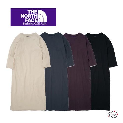 レディース The North Face Purple Label Nanamica ノースフェイスパープルレーベル 5 5oz Crew Neck Dress Ntw3060n クルーネックドレス ワンピース 長袖 Ntw3060n Stitch 通販 Yahoo ショッピング