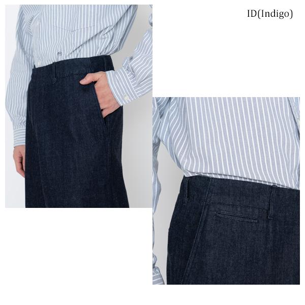 nanamica ナナミカ Wide Denim Pants SUCS306 ワイドデニムパンツ ロング丈 ボトムス 無地 正規取扱店｜stitch-2004｜15