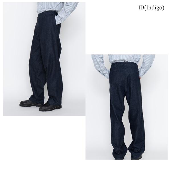 nanamica ナナミカ Wide Denim Pants SUCS306 ワイドデニムパンツ ロング丈 ボトムス 無地 正規取扱店｜stitch-2004｜18