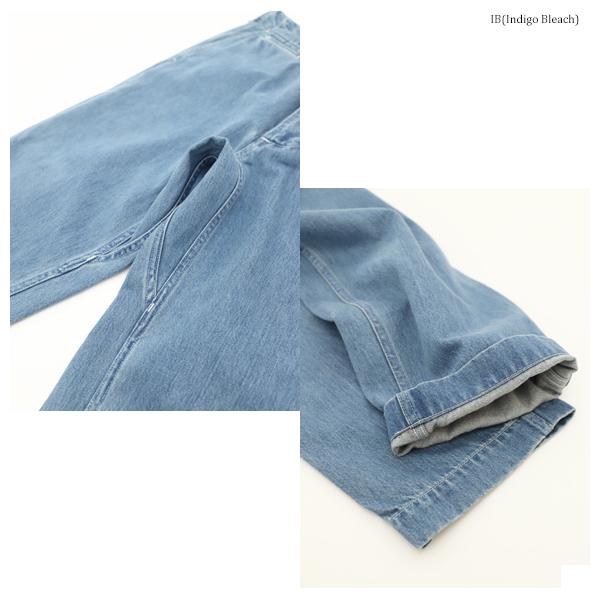 nanamica ナナミカ Wide Denim Pants SUCS306 ワイドデニムパンツ ロング丈 ボトムス 無地 正規取扱店｜stitch-2004｜08