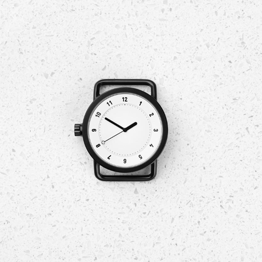 TID Watches No.1 WHITE TID01-36WH 36mm ブラックレザー デザインウォッチ 腕時計 北欧｜stitch-jp｜05