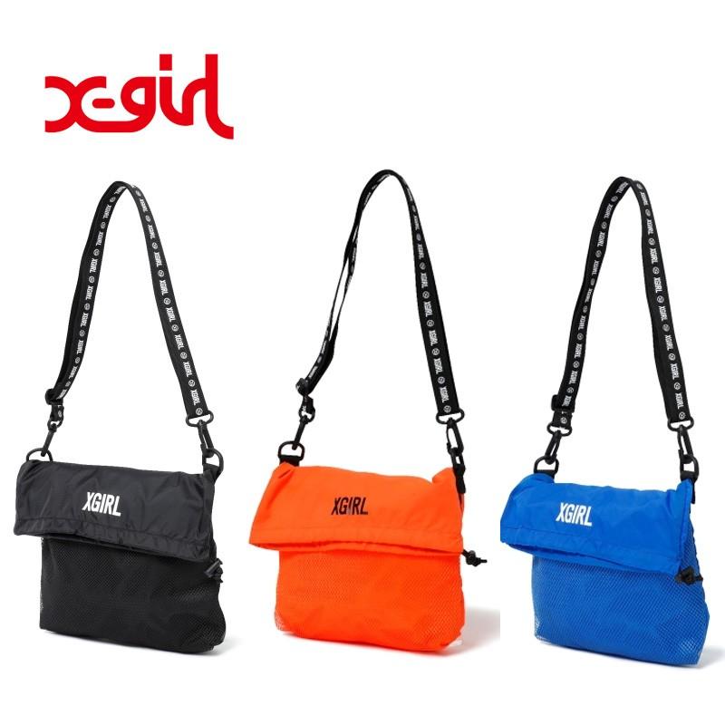 X Girl エックスガール Logo Tape Shoulder Bag サコッシュ ショルダーバッグ ブラック オレンジ ブルー Stitch Standard 通販 Yahoo ショッピング