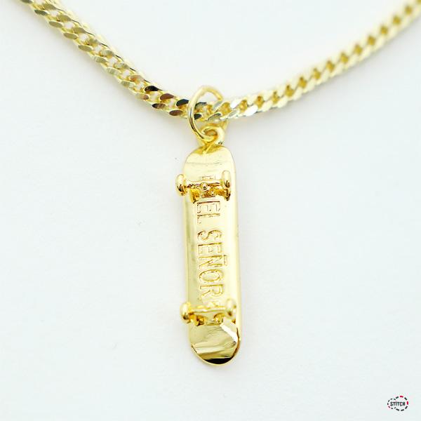EL SENOR ルセニョール SKATEBOARD GOLD 24in 1003711 2023 ネックレス