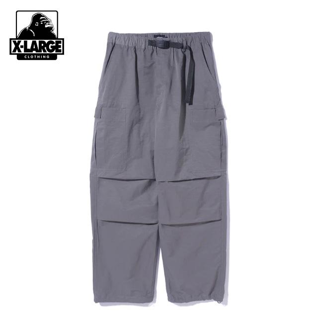 lig. wide cargo pants ワイドカーゴパンツグレー XLARGE（エクストラ ラージ） セール WIDE LEG CARGO PANTS
