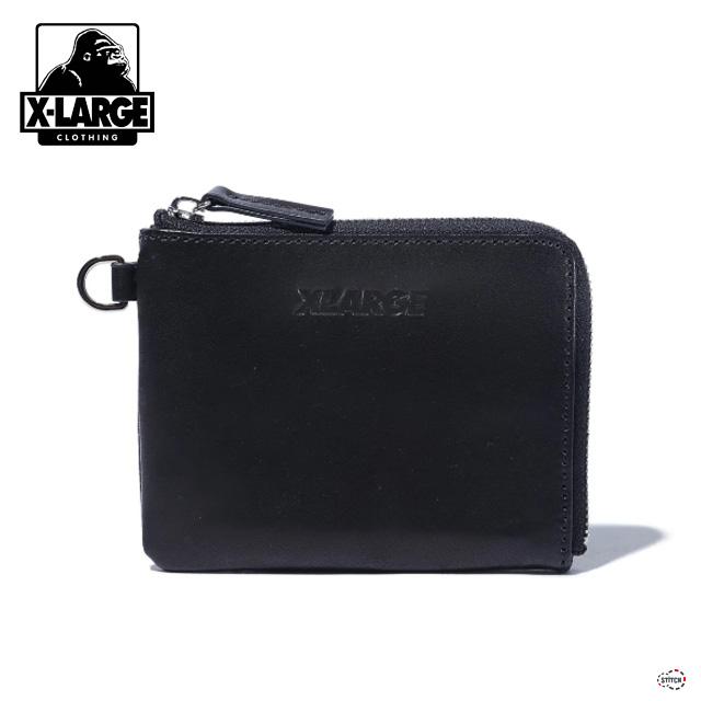 XLARGE（エクストラ ラージ） LOGO LEATHER WALLET 101252054009 ロゴ