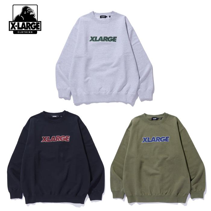 XLARGE（エクストラ ラージ） セール STANDARD LOGO CREWNECK