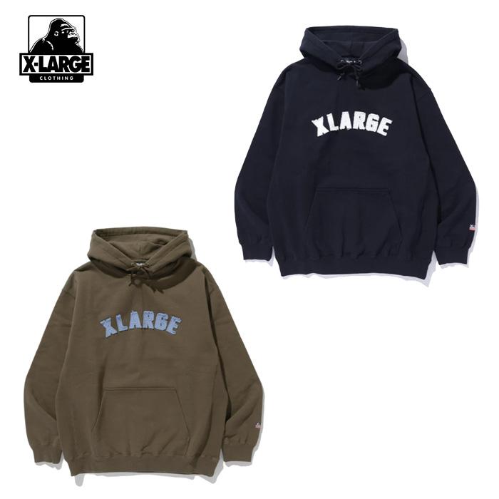 XLARGE（エクストラ ラージ） セール ARCH LOGO PULLOVER HOODED