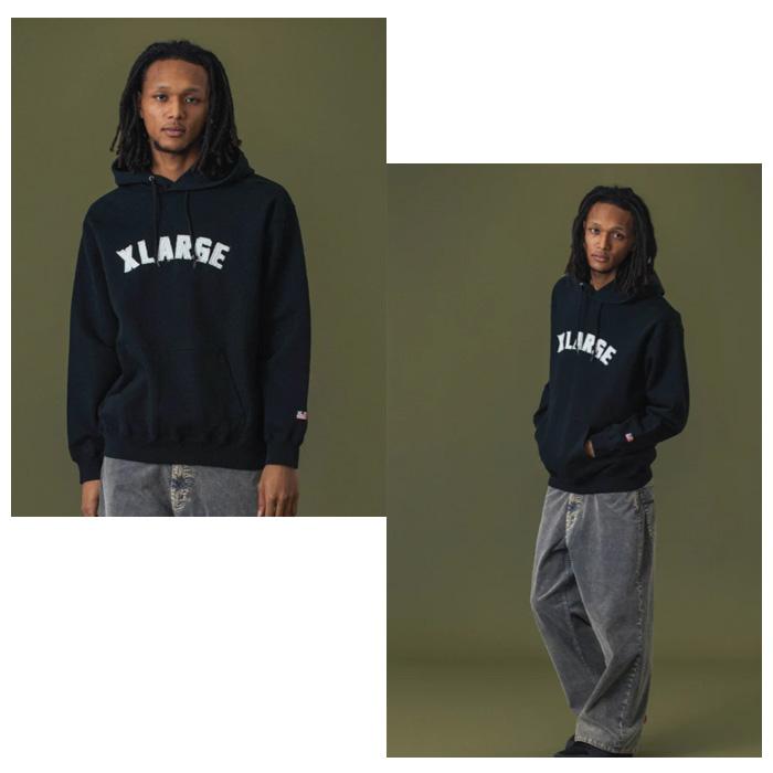 XLARGE（エクストラ ラージ） セール ARCH LOGO PULLOVER HOODED