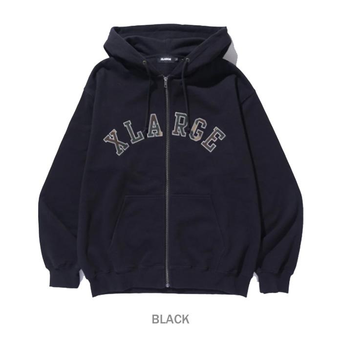 XLARGE（エクストラ ラージ） CAMO PATCH ZIP UP HOODED SWEATSHIRT