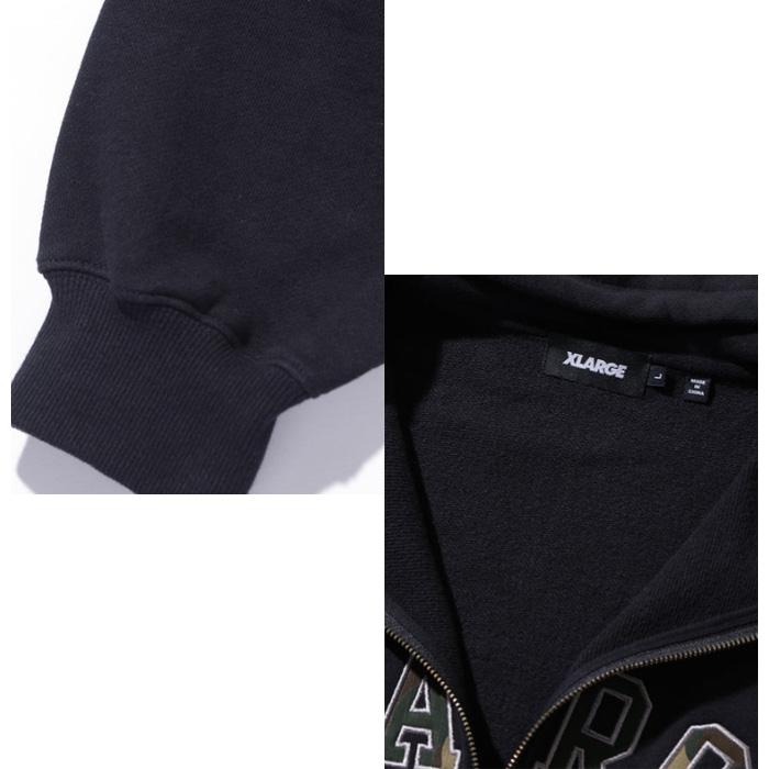 XLARGE（エクストラ ラージ） CAMO PATCH ZIP UP HOODED SWEATSHIRT