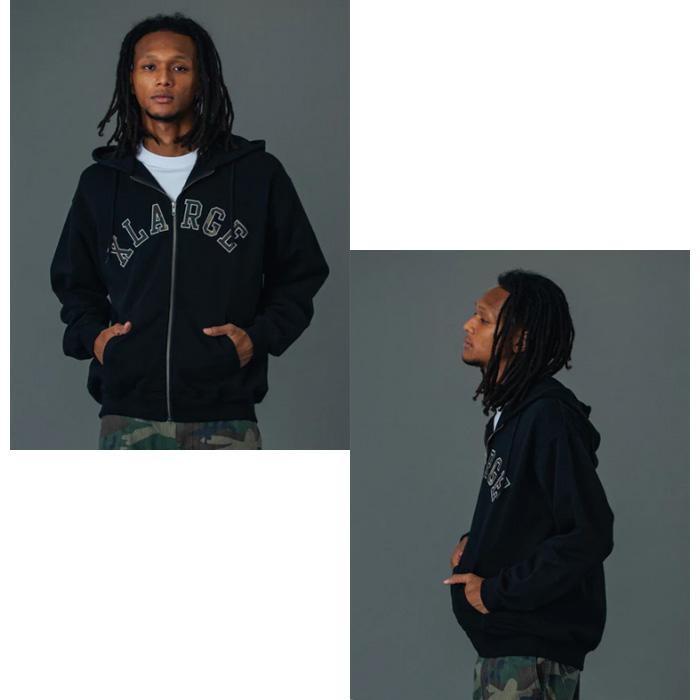 XLARGE（エクストラ ラージ） CAMO PATCH ZIP UP HOODED SWEATSHIRT