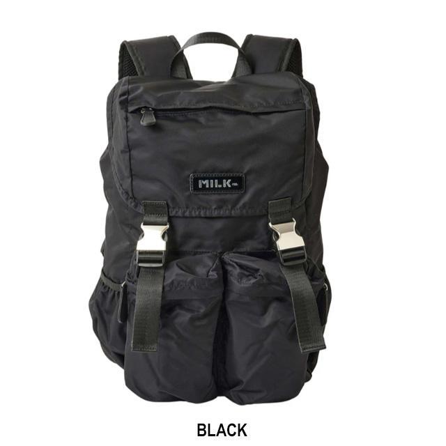 MILKFED.(ミルクフェド)バックパック★未使用ダグ付き MILKFED.（ミルクフェド） LOGO PLATE BACKPACK 103241053005 ロゴ