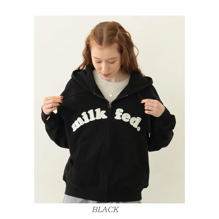 MILKFED.（ミルクフェド） SALE MILKFED. ARCH COOPER LOGO ZIP UP
