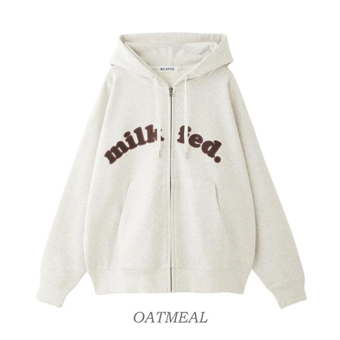 MILKFED.（ミルクフェド） SALE MILKFED. ARCH COOPER LOGO ZIP UP