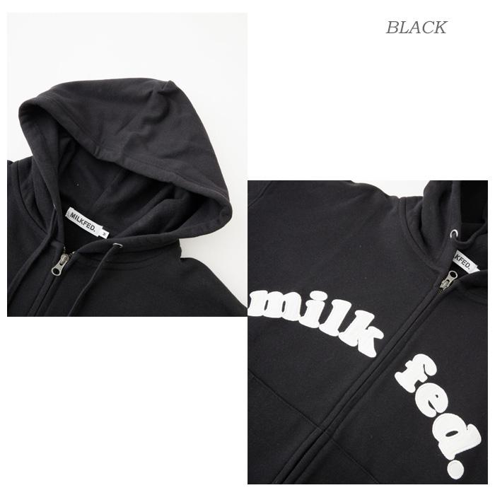MILKFED.（ミルクフェド） SALE MILKFED. ARCH COOPER LOGO ZIP UP