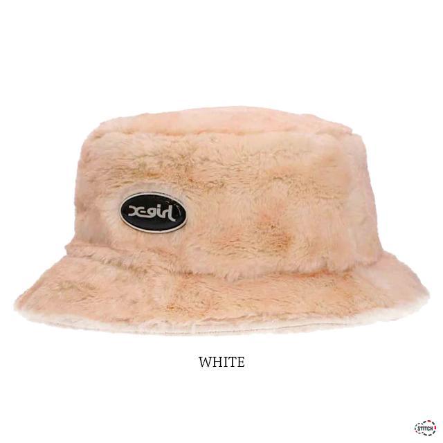 X-girl（エックスガール） セール FAUX FUR BUCKET HAT 105234051002