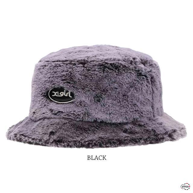 X-girl（エックスガール） セール FAUX FUR BUCKET HAT 105234051002