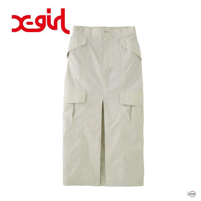 X-girl 2wayカーゴスカート X-girl（エックスガール） セール X-girl LIGHTWEIGHT CARGO SKIRT