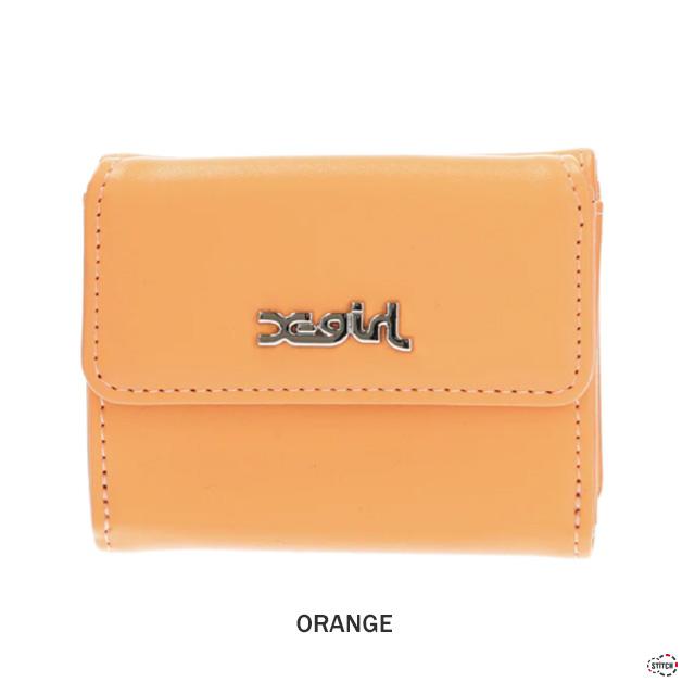 X-girl（エックスガール） FAUX LEATHER MINI WALLET 105251054004