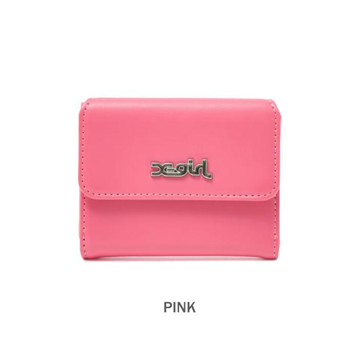 X-girl（エックスガール） FAUX LEATHER MINI WALLET 105251054004