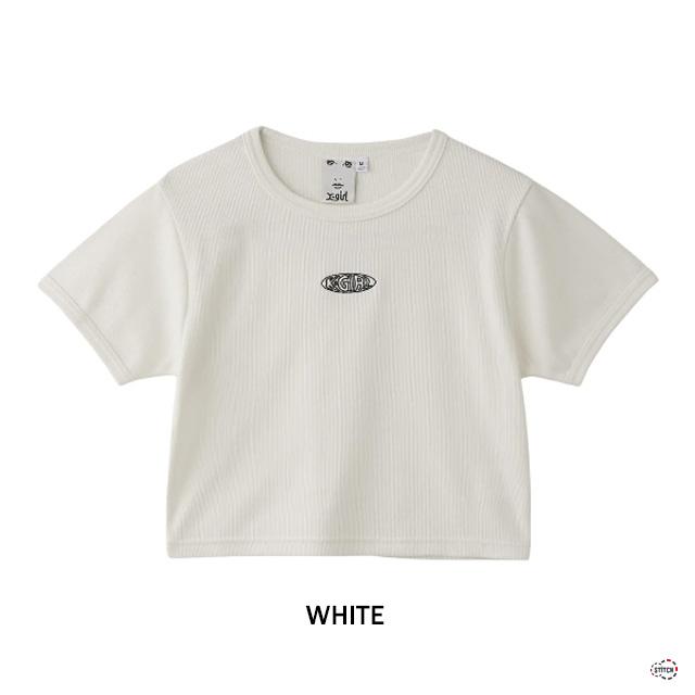 X-girl（エックスガール） セール OUTLINE OVAL LOGO S/S TOP