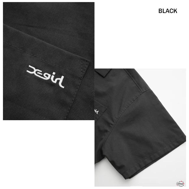X-girl（エックスガール） セール FACE OPEN COLLAR CROPPED SHIRT