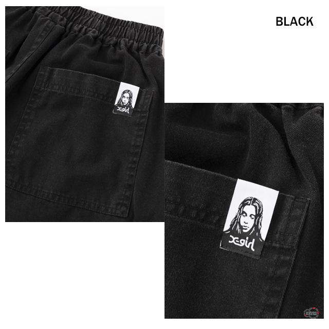 X-girl（エックスガール） セール FADED FACE EASY HALF PANTS