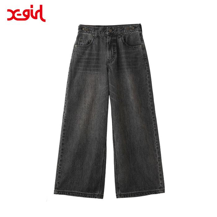 X-girl（エックスガール） WAIST ADJUST DENIM PANTS 105252031007