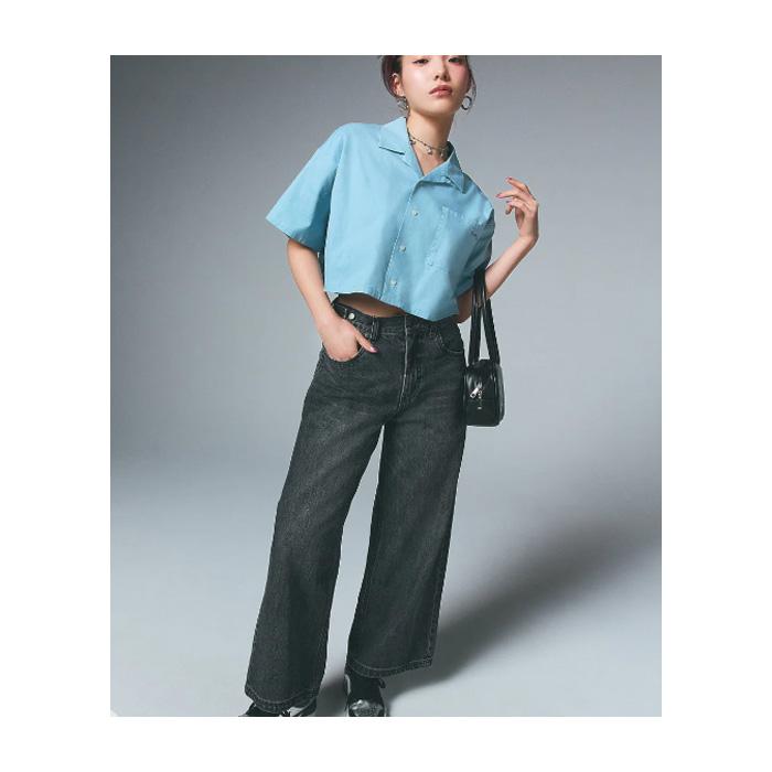 X-girl エックスガール WAIST ADJUST DENIM PANTS 105252031007