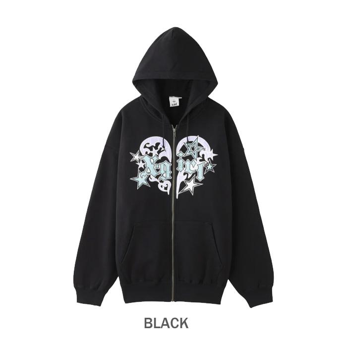 X-girl（エックスガール） セール エックスガールTRIBAL HEART ZIP UP
