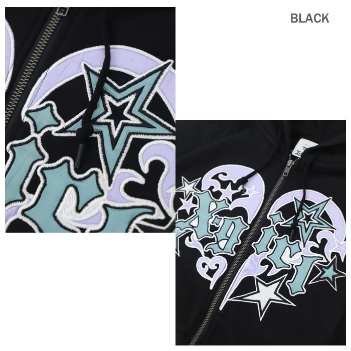 X-girl（エックスガール） セール エックスガールTRIBAL HEART ZIP UP