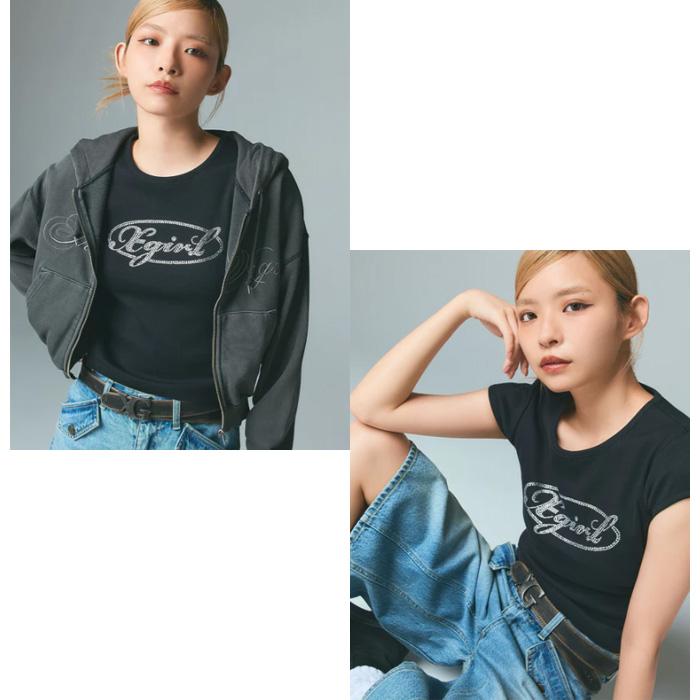X-girl（エックスガール） XG EMBLEM CLASP FAUX LEATHER BELT