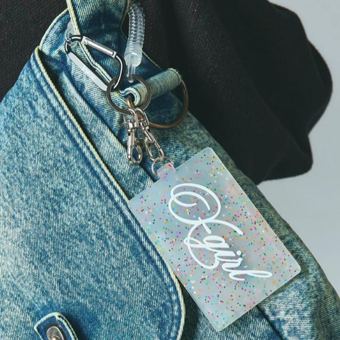 X-girl（エックスガール） SCRIPT LOGO RUBBER PASS CASE 105261054009