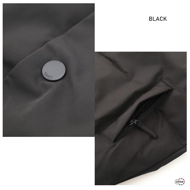 OBEY（オベイ） セール WHISPERS JACKET 121800585 キルティングパフ