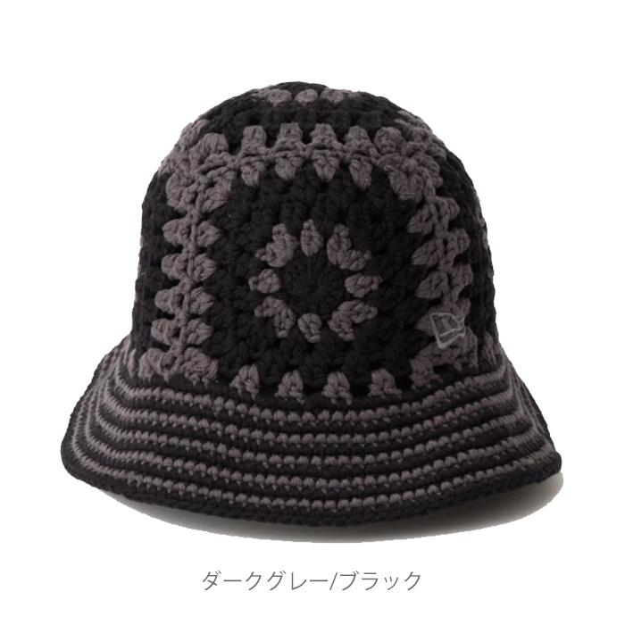 NEW ERA（ニューエラ） Crochet knit bucket hat 14744710 クロシェ