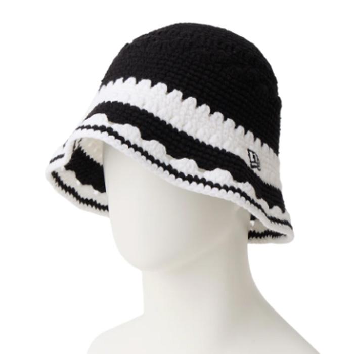 NEW ERA（ニューエラ） Crochet knit bucket Border 14744713 クロシェ