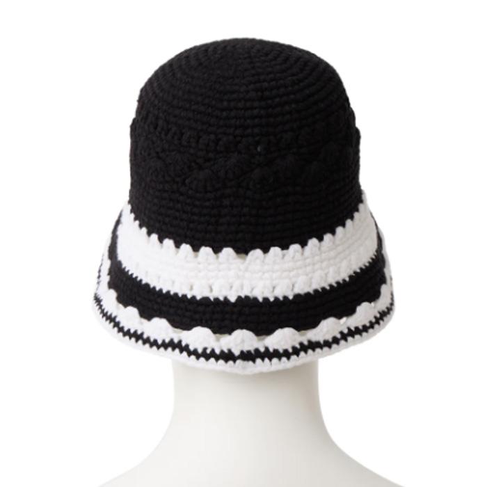 NEW ERA（ニューエラ） Crochet knit bucket Border 14744713 クロシェ