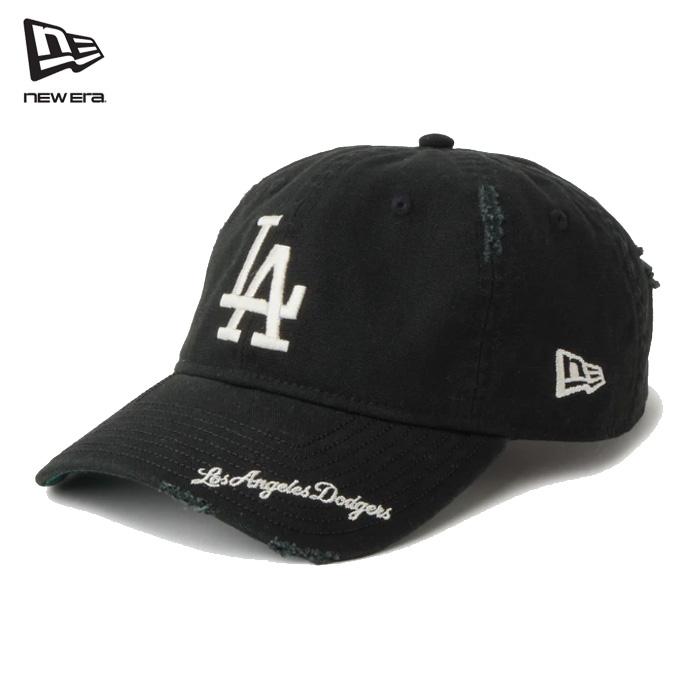 New Era LAロゴ ブラック半ヘルメット NEW ERA（ニューエラ） 9TWENTY MLB Visor Logo Los Angeles Dodgers