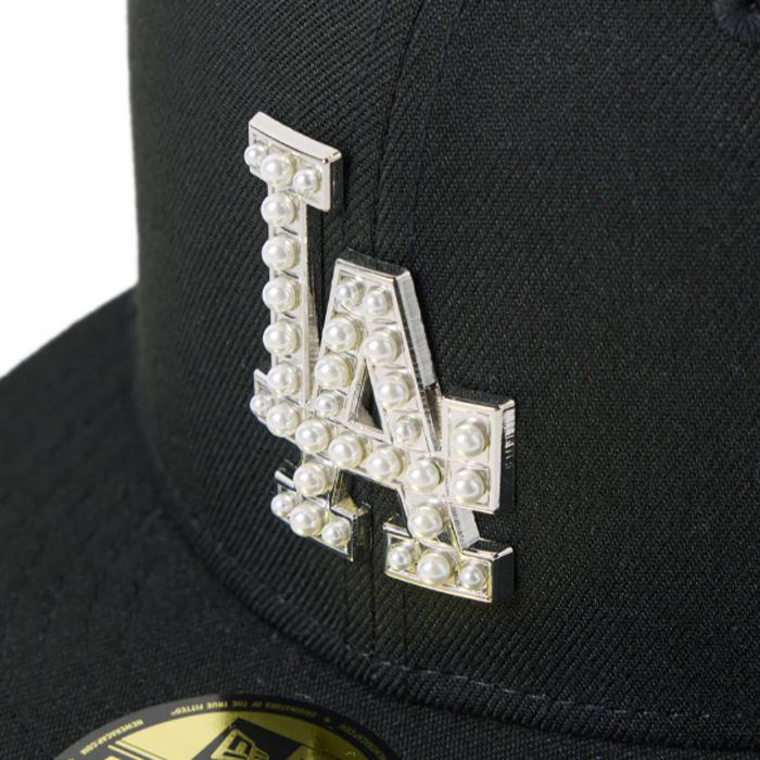 NEW ERA（ニューエラ） 59FIFTY MLB Pearl Badge Los Angeles Dodgers
